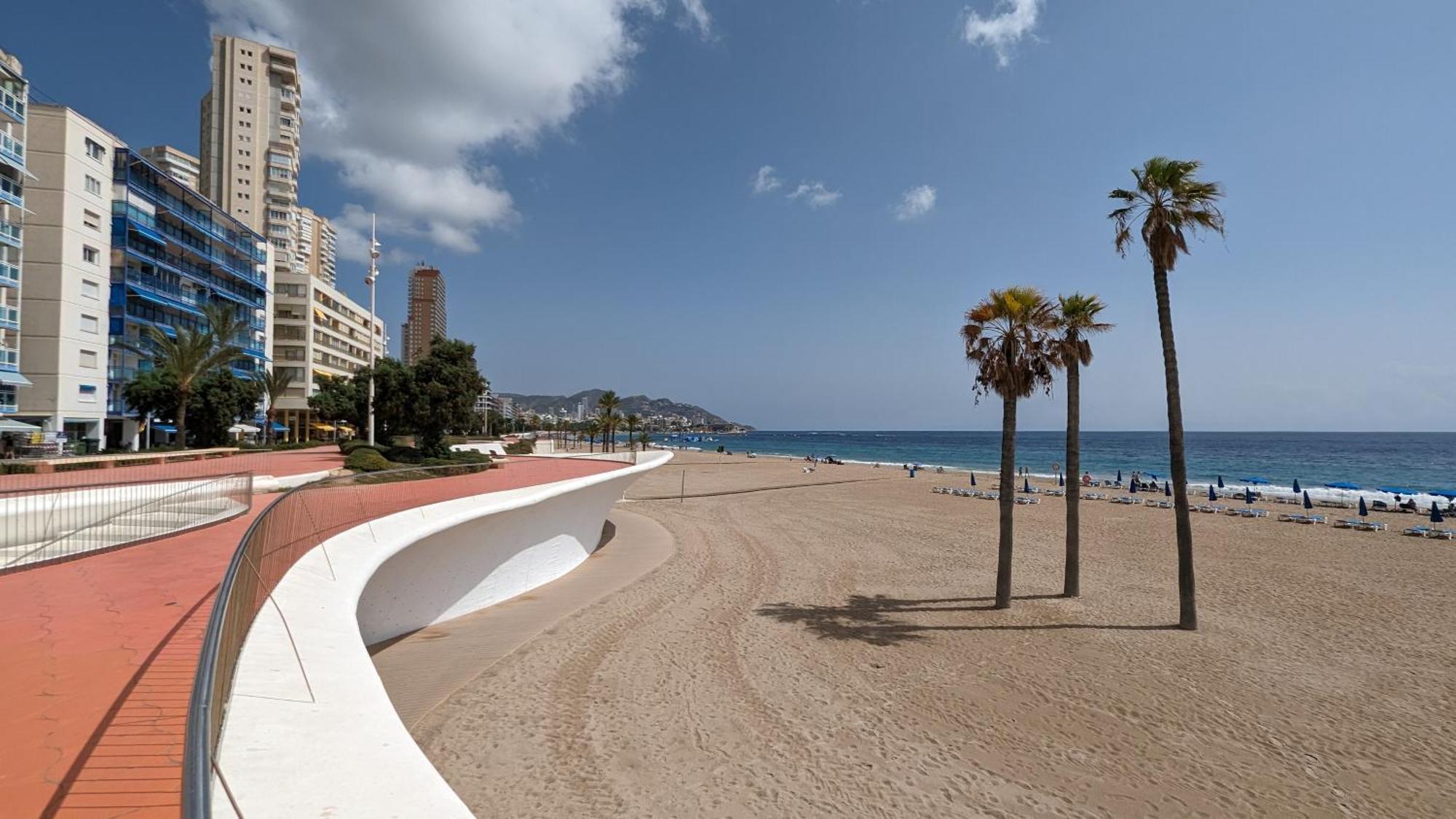 Pintor Sorolla Sea Front Apartment 베니돔 외부 사진