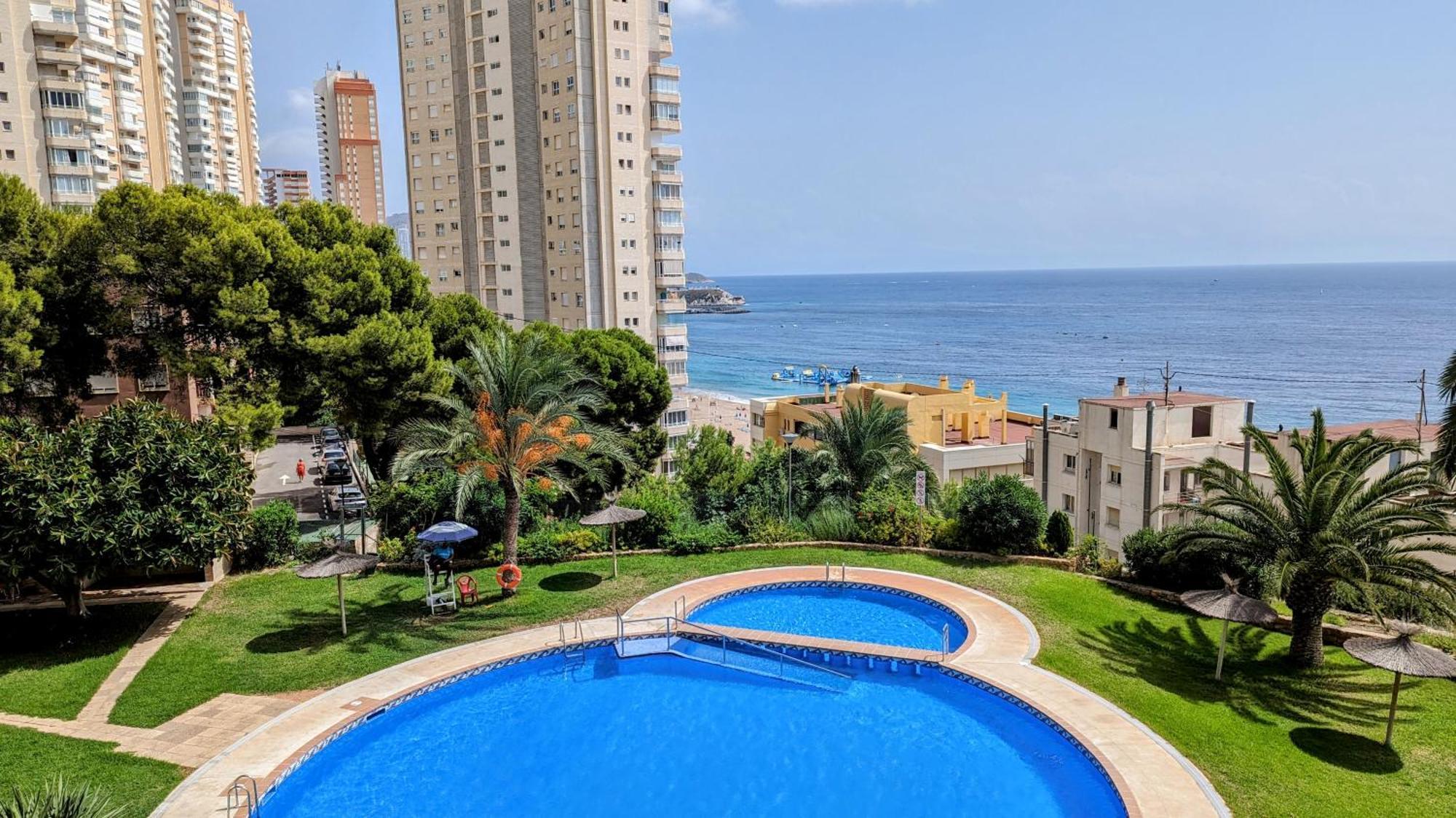 Pintor Sorolla Sea Front Apartment 베니돔 외부 사진